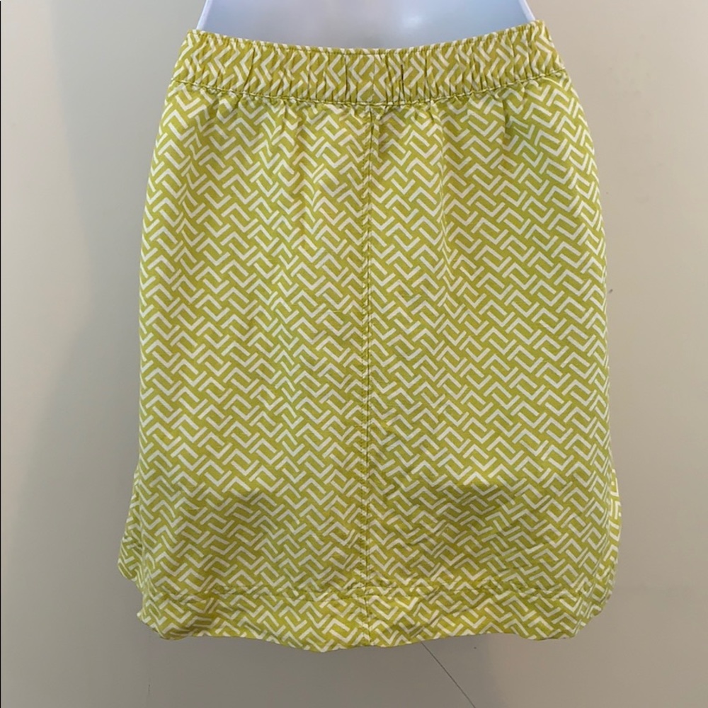 Merona Green Geo Linen Mini Skirt Sz XS. NEW - Picture 6 of 8